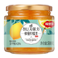 福事多(FUSIDO)沥干物≥25%蜂蜜柠檬茶500g/瓶*2