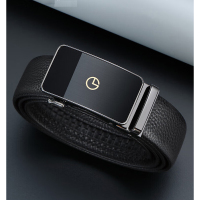 金利来男士自动扣皮带礼盒腰带头层牛皮裤腰带FAY093136-711