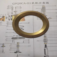 正品长江牌9C喷涂机配件密封圈压底圈GPQ9C-01-24