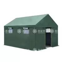 鑫星奈 XXN40614131 户外施工帐篷防雨应急救援加棉帆布帐篷 4*3米