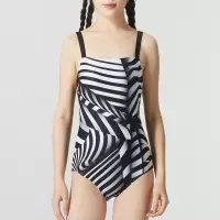 速比涛(Speedo)女装 运动泳衣潮流泳池游泳比赛训练舒适透气时尚温泉连体泳衣