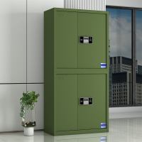 鑫星奈 XXN40615013 钢制保密柜保险柜保密档案资料柜 绿色分双节电子锁