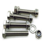 莞乔 不锈钢螺栓 M10*45(含平、弹垫,防松螺母) 套