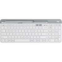 罗技K580键盘无线蓝牙超薄 键盘 芍药白