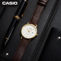 卡西欧(CASIO)手表大众指针时尚简约防水学生石英学生电子日韩表MTH-1060GL-7A