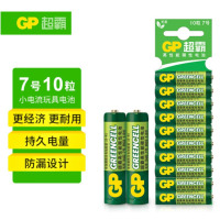 超霸GP24G-2ISP10七号碳性电池10粒卡装(卡)