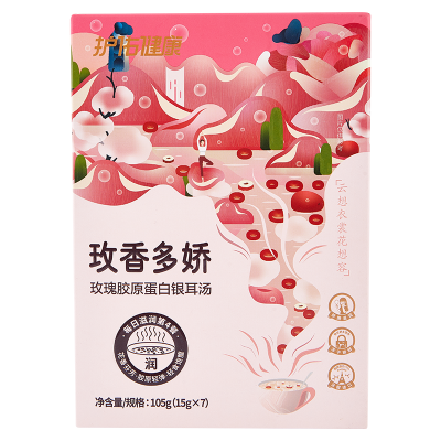玫香多娇玫瑰胶原蛋白银耳汤15g/袋*7袋/盒*2盒