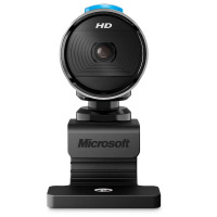 微软 Q2F-00019 LifeCam梦剧场精英版摄像头 1080P高清传感器 真彩技术+脸部跟踪 黑色