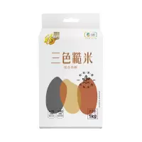 福临门 三色糙米 杂粮 糙米 黑米 红米 1kg