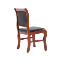 恒合(henghe)办公椅子培训椅 靠背椅麻将椅电脑椅会议椅木质椅棋牌室椅皮质椅