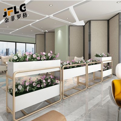 金菲罗格 户外金属花架隔断铁艺花箱组合