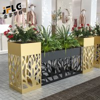 金菲罗格 户外金属镂空花架花箱组合