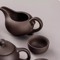 禧天龙(Citylong) 黑紫砂茶具套装 10头