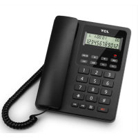 TCL 电话机 HWDCD868 黑色 1部/部