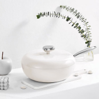 温仑山 VE1106 鹅卵石不粘锅炒锅 32cm(台)