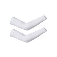 李宁(LI-NING)冰袖防晒袖套LBKR613白色一对