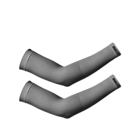 李宁(LI-NING)冰袖防晒袖套LBKR613灰色一对