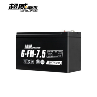 超 威(CHILWEE)12V7.5AH20hr电瓶UPS电源电梯安防通讯同12V7a9Ah儿童汽车12V