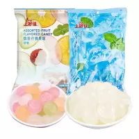 上好佳硬糖什锦水果糖果500g喜糖批发招待儿童休闲零食结婚喜糖(什锦果味)