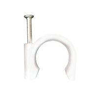 白色加厚塑料管卡 DN16单钉(10个) /包