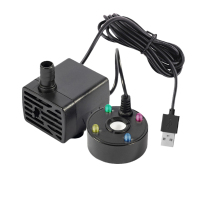 5V水泵雾化一体机 USB黑色5V无灯雾化器