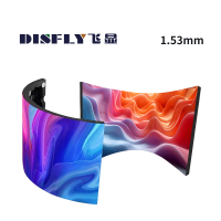 飞显 led显示屏柔性室内全彩P1.53无缝拼接大屏幕广告会议室改造 FX-LHDP1.5RX