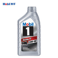 美孚(Mobil)雷霆4T 摩托车机油 四冲程摩托车全合成机油 10W-40 SN级 1L