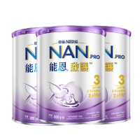 雀巢(Nestle)港版能恩启护2HMO适度水解婴儿奶粉3段 (12-36个月) 800g 3罐装