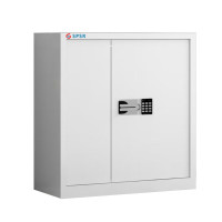 SPSR小型文件柜铁皮柜办公柜矮柜办公室保险柜单节内一板国保锁