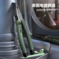 省力钢丝钳子铬钒钢老虎钳子多功能平口钳6寸