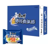 康师傅方便面整箱装泡面袋装速食 鲜虾鱼板24袋