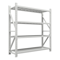 臻远 ZYCC-36 仓储中型货架 1800*500*2000mm 灰白色