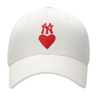 美职棒(MLB)男帽女帽情侣爱心运动帽子时尚潮流户外遮阳帽子休闲帽 3ACPH013N-50IVS