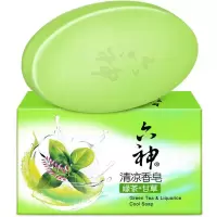 六神清凉香皂绿茶甘草108G LS-XZL108