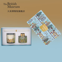 大英博物馆 香薰蜡烛卧室香氛扩香内巴蒙花园香氛蜡烛套装