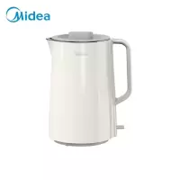 美的(Midea)电水壶1.5L 食品不锈钢 6min快速沸腾 烧水壶 SH15NSWG01