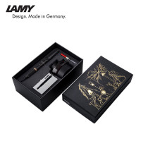 LAMY凌美 钢笔礼盒 猎系列恒星系列邂逅礼盒 高档钢笔套装 磨砂黑