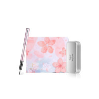 派克(PARKER)钢笔 签字笔 威雅XL系列樱花粉特别款礼盒