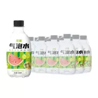 依能 苏打水饮料零糖百西瓜青提味气泡水0脂0卡碳酸饮料300ml*12瓶