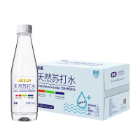 依能 天然苏打水无糖饮用弱碱性健康PH值8.0+350ml*24瓶