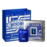 有色(yoose)ICE/透明蓝/基础款/线上版 潮流便携男士刮胡刀透明机身