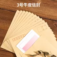 得力3号牛皮纸信封20张 176*125mm