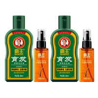 霸王育发防脱洗发水380ml*2+毛囊滋养原液55ml*2 套装控油去屑洗发露男女通用