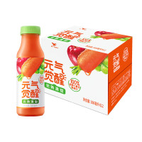 统一 元气觉醒胡萝卜复合果蔬汁300ml*12瓶一箱