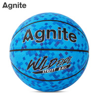 得力 安格耐特FD117_7号迷彩发泡PVC贴皮篮球(蓝色) 成人学生体育训练