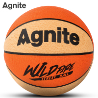 得力 安格耐特FD116_7号吸湿PU贴皮篮球(黄色+橙色)标准室内外比赛训练
