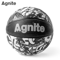 得力 安格耐特FD132_7号涂鸦橡胶篮球(黑色)比赛训练用