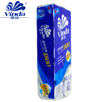 维达(Vinda) 维达卷纸 蓝色经典卷筒纸卫生纸4层180g*10卷厕所纸