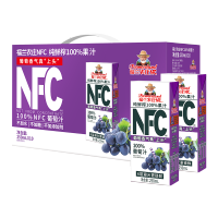 福兰农庄NFC果汁饮料 鲜果冷压榨 葡萄冷压榨0脂0添加剂 250ml*10盒 葡萄汁 / 箱