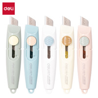 得力2020美工刀(混)(把) 12把装